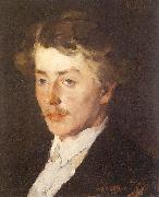 Leibl, Wilhelm Portrait of Wilhelm Trubner oil